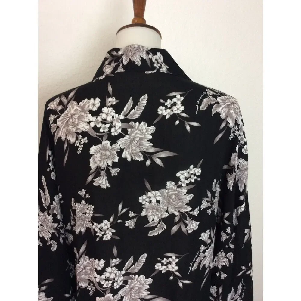 Spiritual Gangster Lingerie Robe Kimono Floral